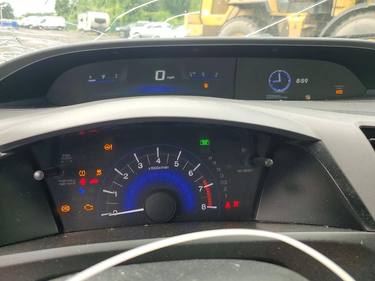 2012 Honda Civic Lx Серый vin: 2HGFG3B59CH550749
