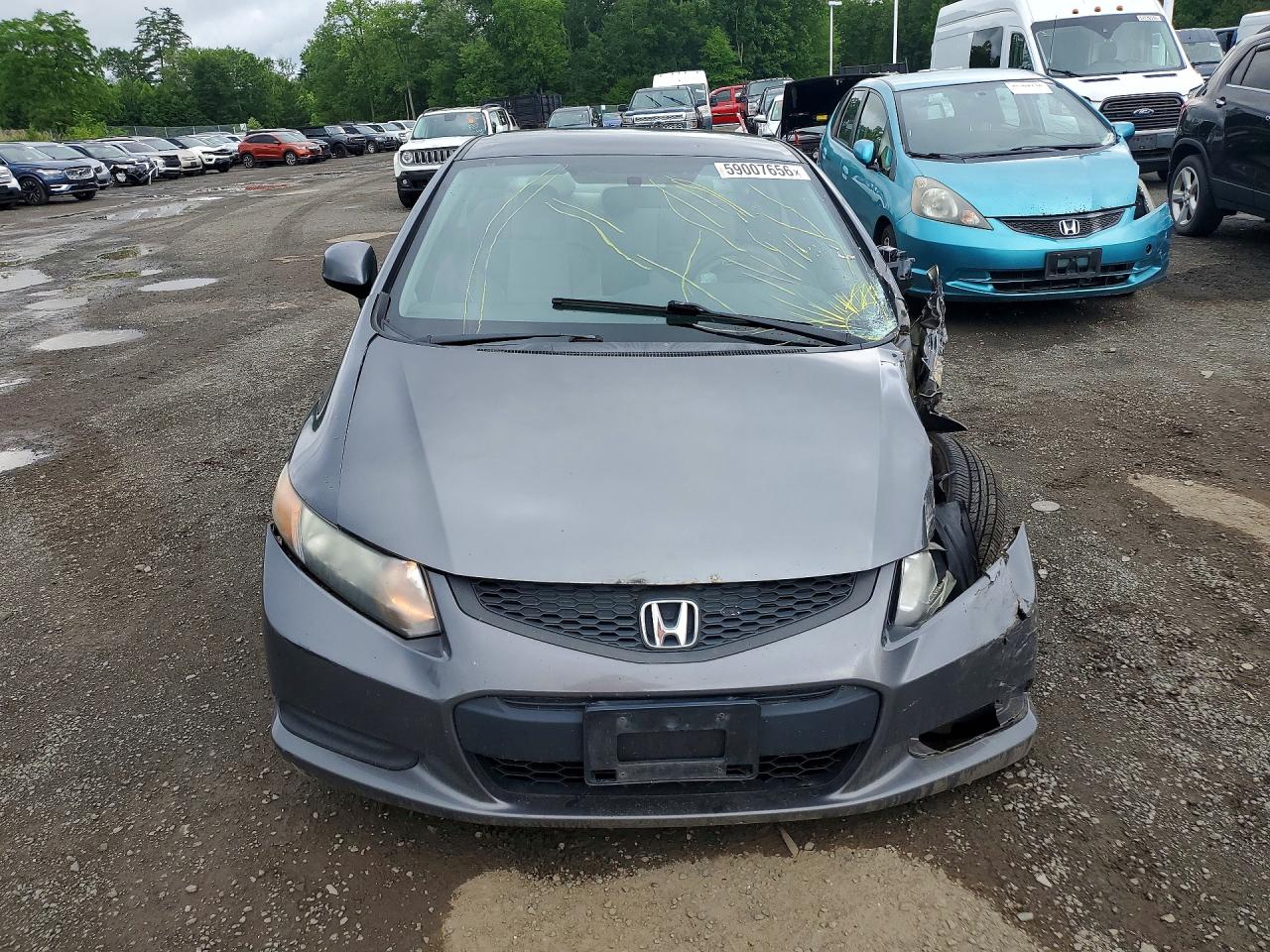 2012 Honda Civic Lx Серый vin: 2HGFG3B59CH550749