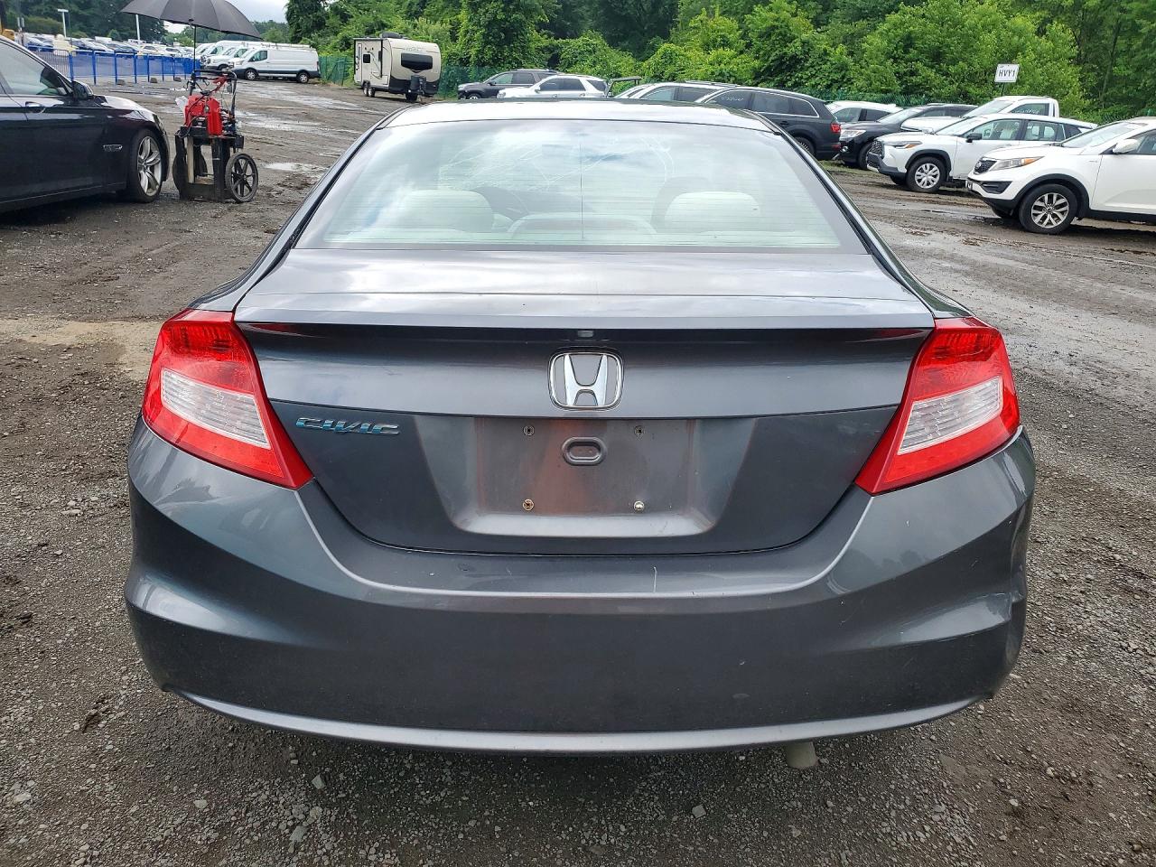 2012 Honda Civic Lx Серый vin: 2HGFG3B59CH550749