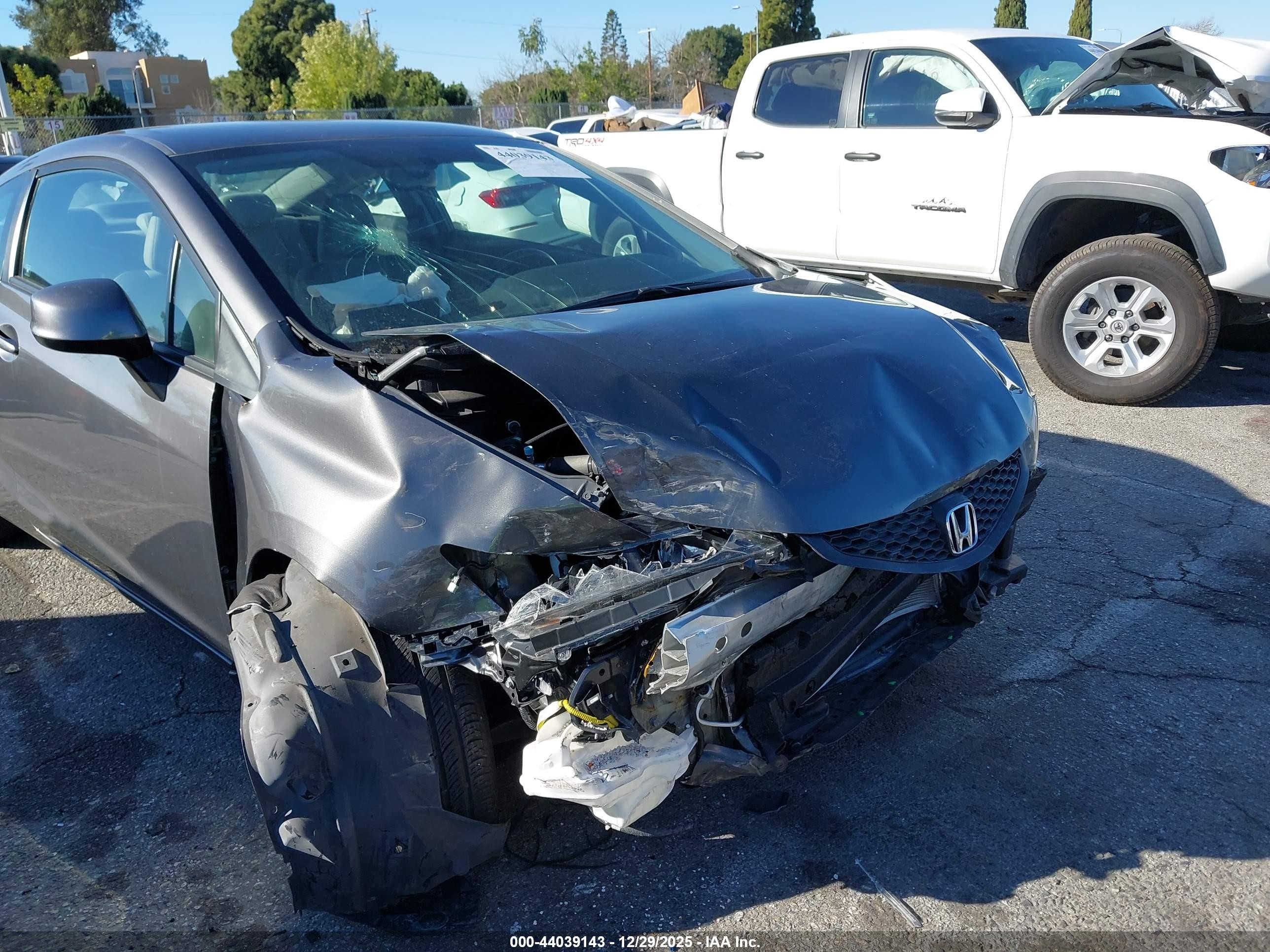 2012 Honda Civic Lx Серый vin: 2HGFG3B59CH558141