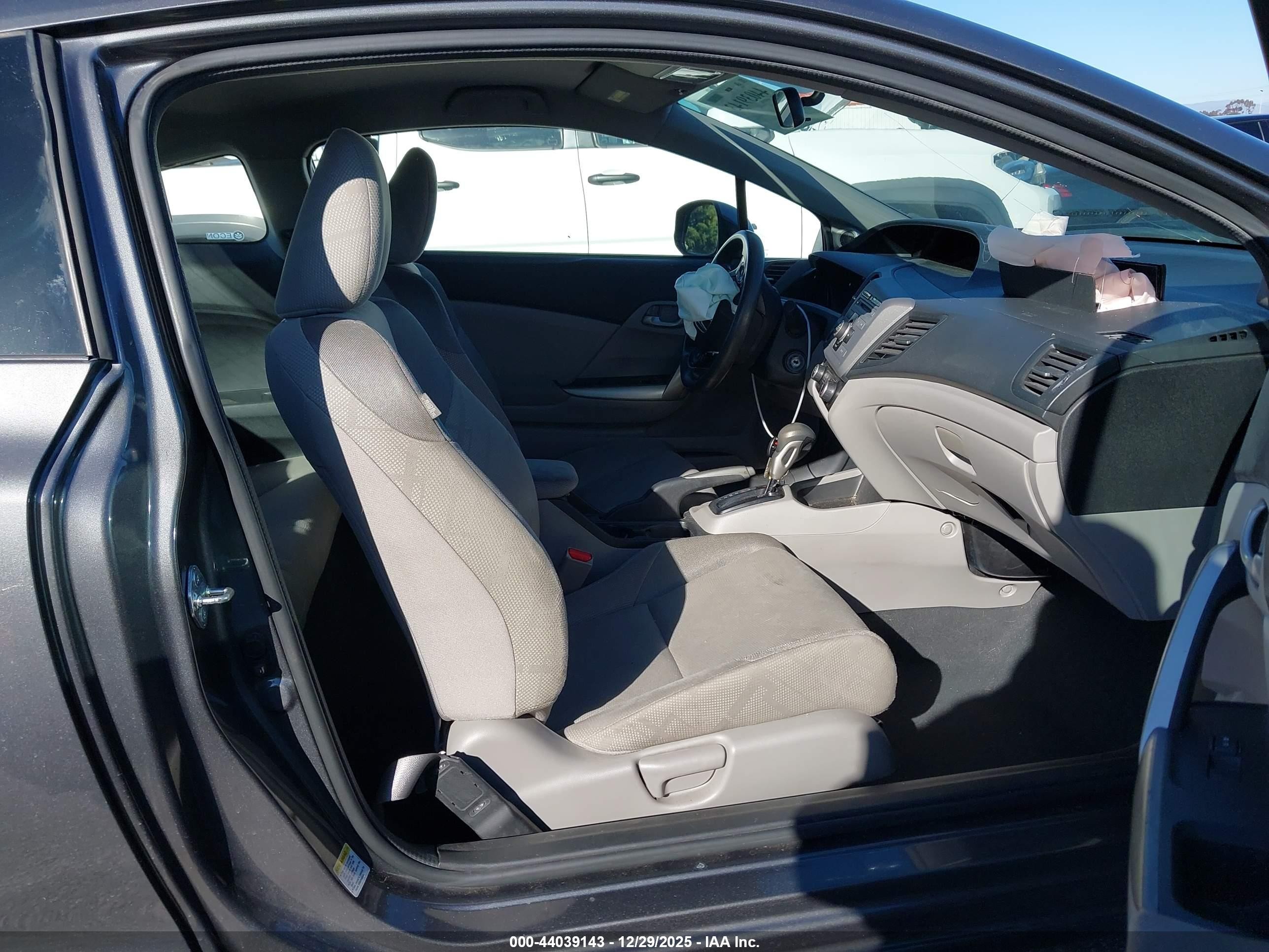 2012 Honda Civic Lx Серый vin: 2HGFG3B59CH558141