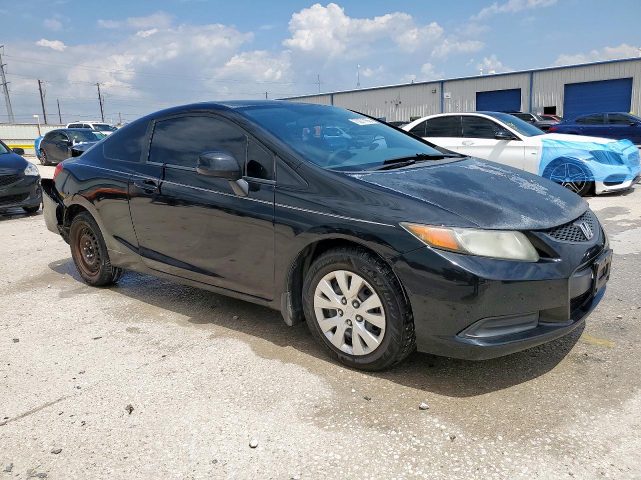 2012 Honda Civic Lx Black vin: 2HGFG3B59CH562092