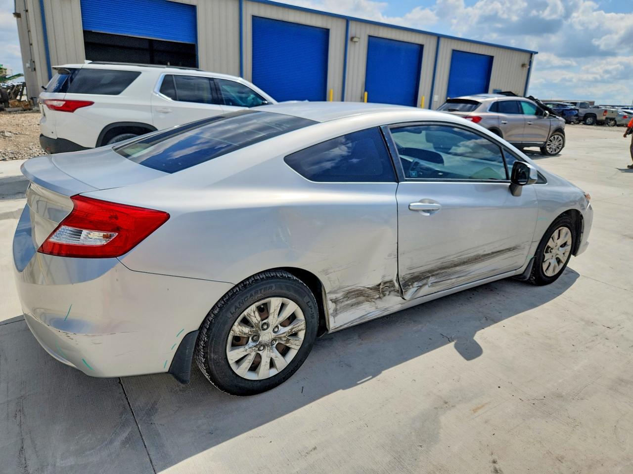 2012 Honda Civic Lx Silver vin: 2HGFG3B59CH564019
