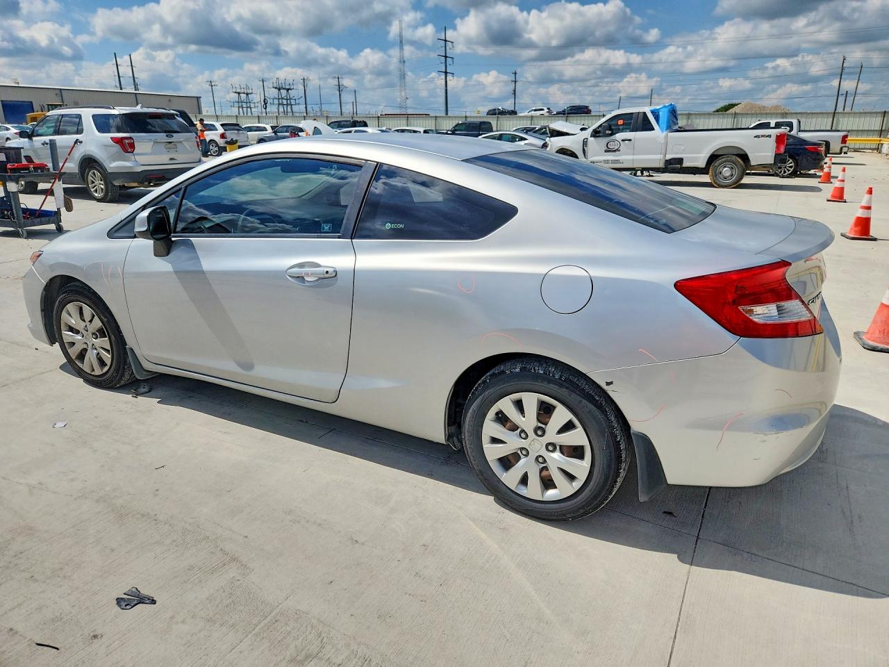 2012 Honda Civic Lx Silver vin: 2HGFG3B59CH564019
