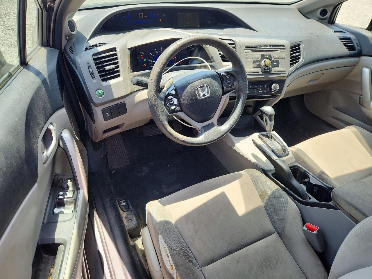 2012 Honda Civic Lx Gray vin: 2HGFG3B59CH566367