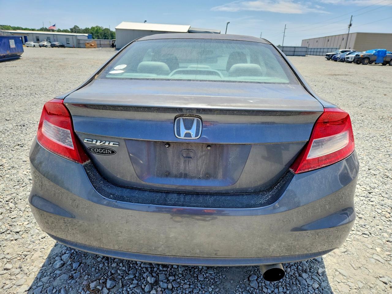 2012 Honda Civic Lx Gray vin: 2HGFG3B59CH566367