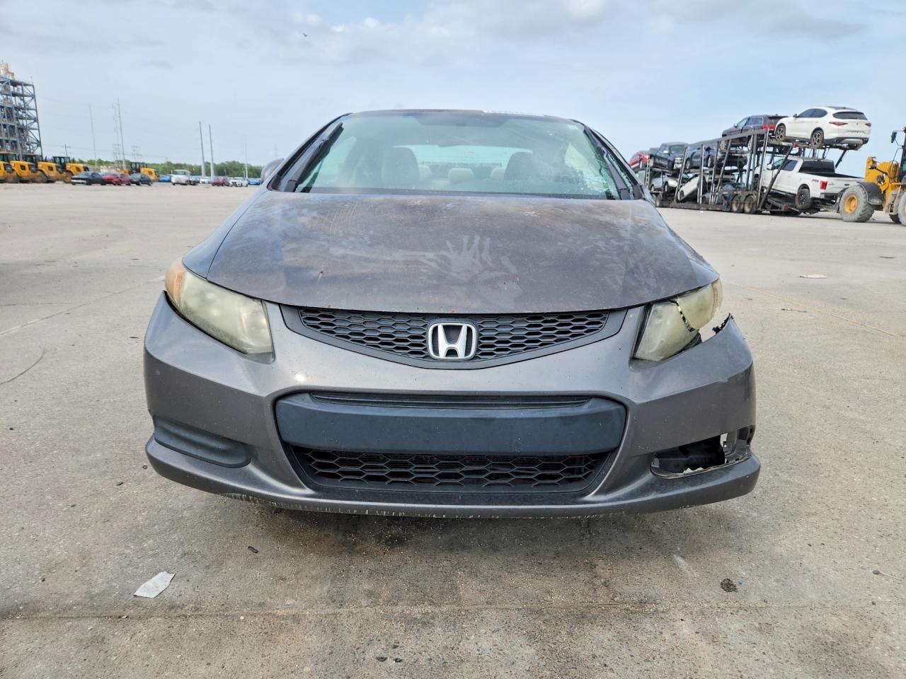 2012 Honda Civic Lx Gray vin: 2HGFG3B59CH567549