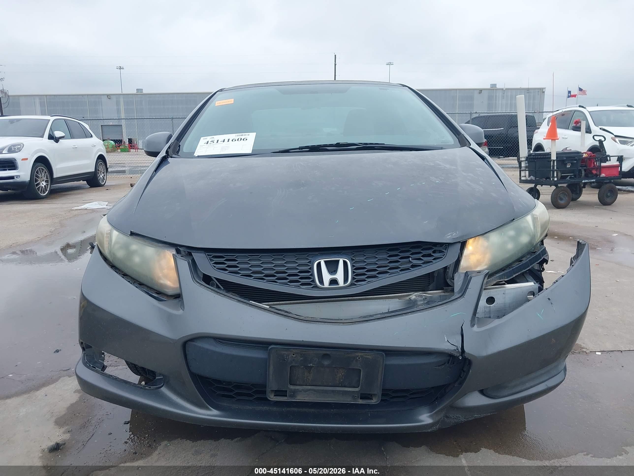 2013 Honda Civic Lx Gray vin: 2HGFG3B59DH510527