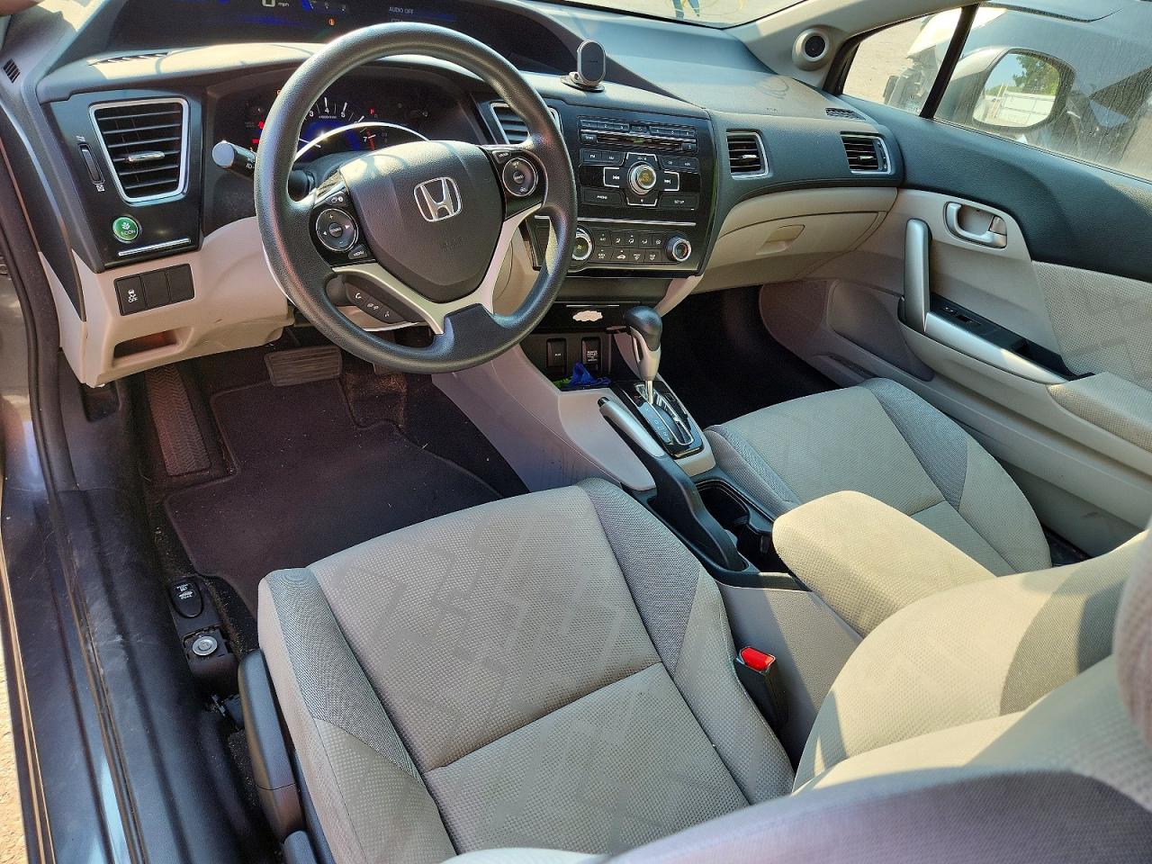 2013 Honda Civic Lx Gray vin: 2HGFG3B59DH513928