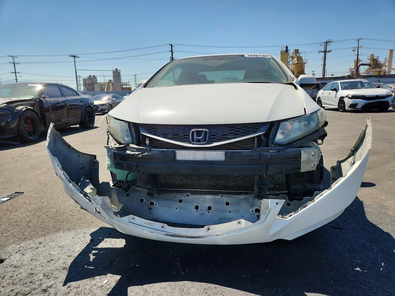 2013 Honda Civic Lx White vin: 2HGFG3B59DH515226
