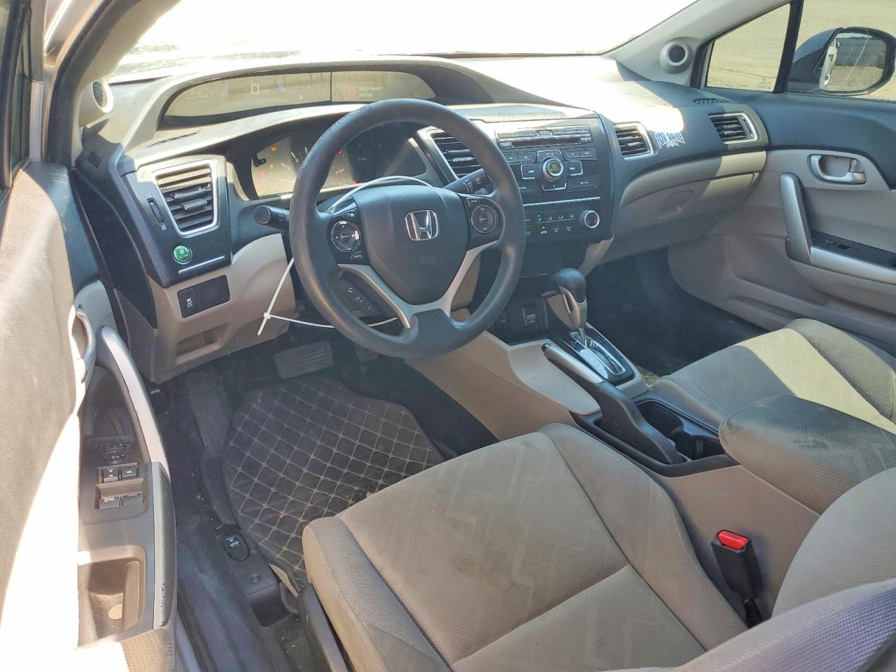 2013 Honda Civic Lx Silver vin: 2HGFG3B59DH515341