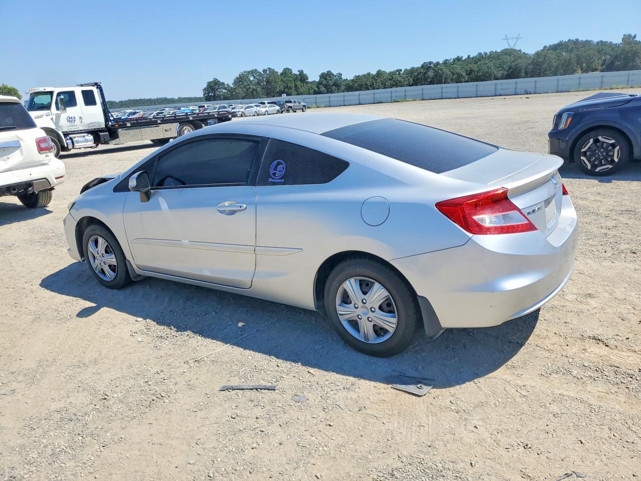 2013 Honda Civic Lx Silver vin: 2HGFG3B59DH515341