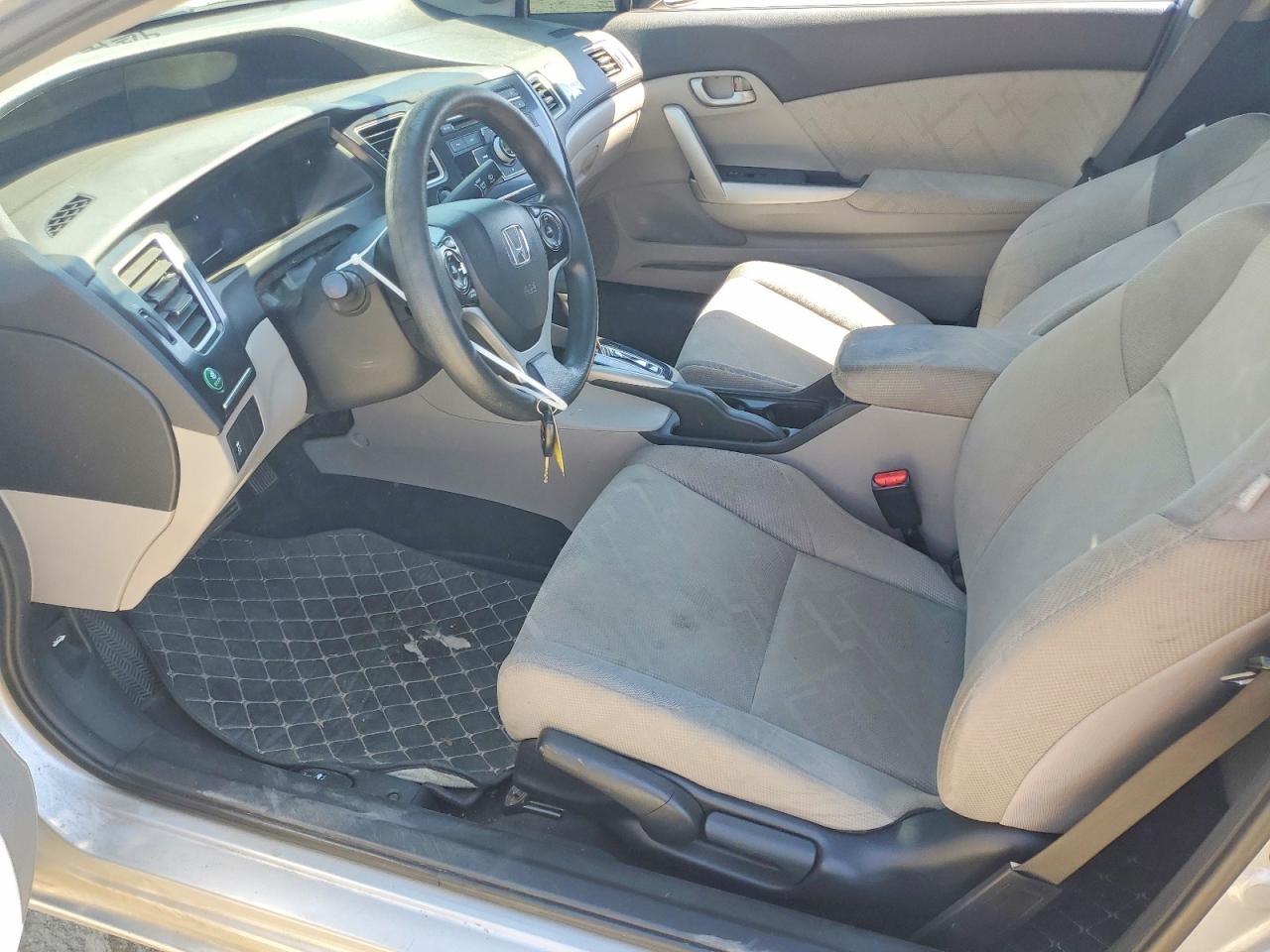 2013 Honda Civic Lx Silver vin: 2HGFG3B59DH515341