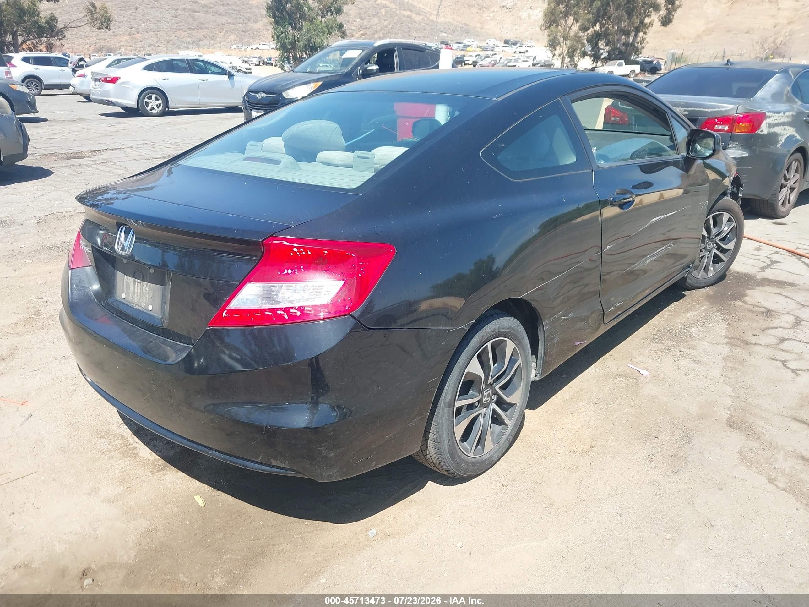 2013 Honda Civic Lx Black vin: 2HGFG3B59DH517915