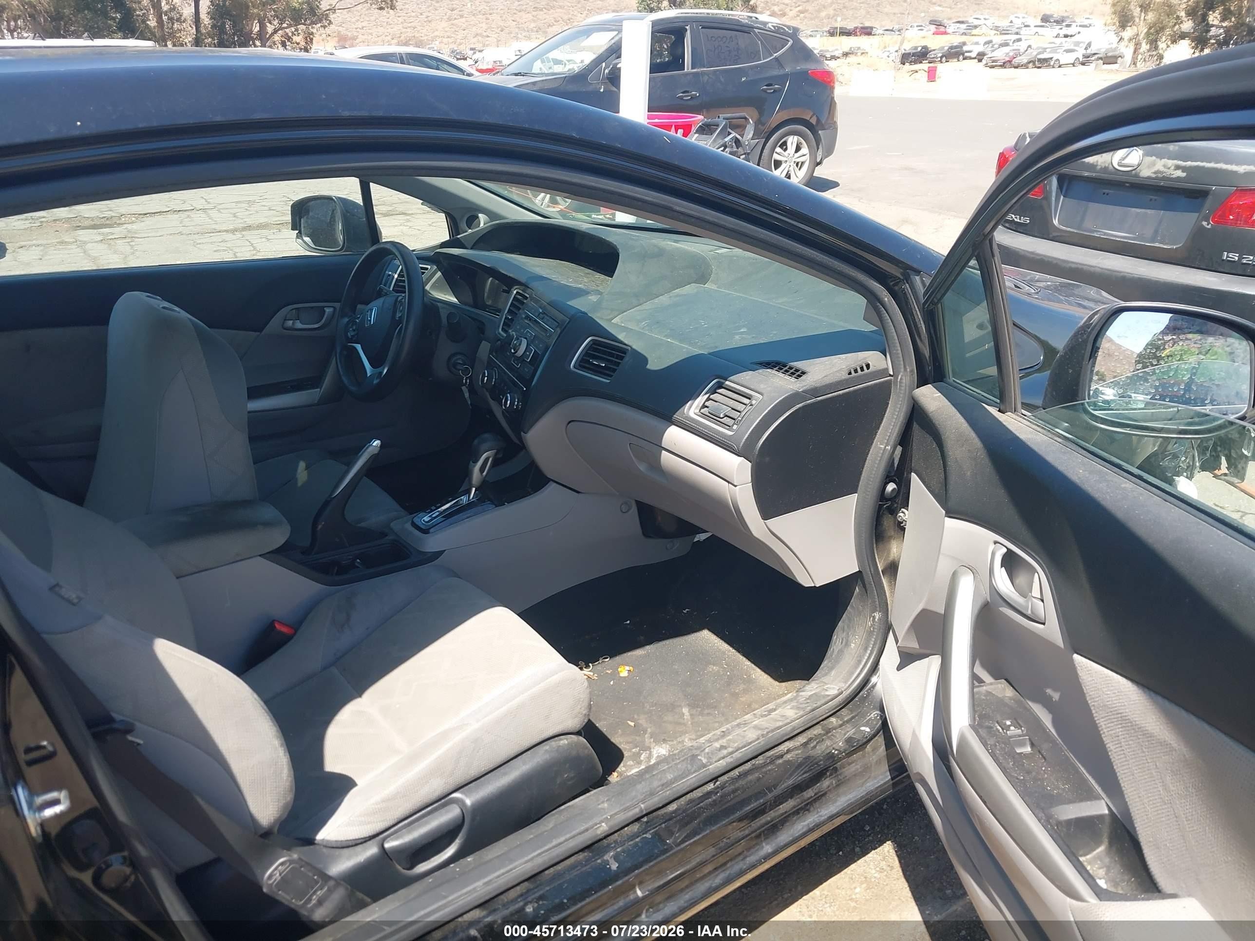 2013 Honda Civic Lx Black vin: 2HGFG3B59DH517915