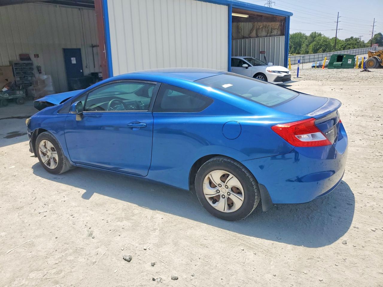 2013 Honda Civic Lx Blue vin: 2HGFG3B59DH522287