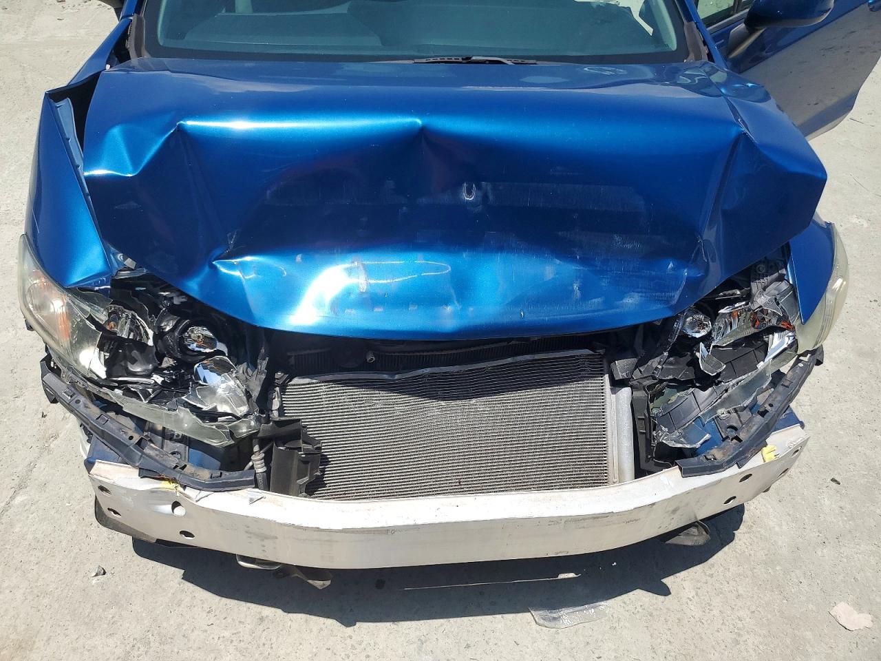 2013 Honda Civic Lx Blue vin: 2HGFG3B59DH522287