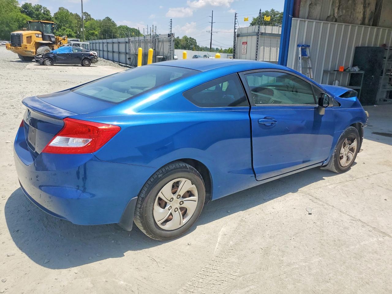 2013 Honda Civic Lx Blue vin: 2HGFG3B59DH522287