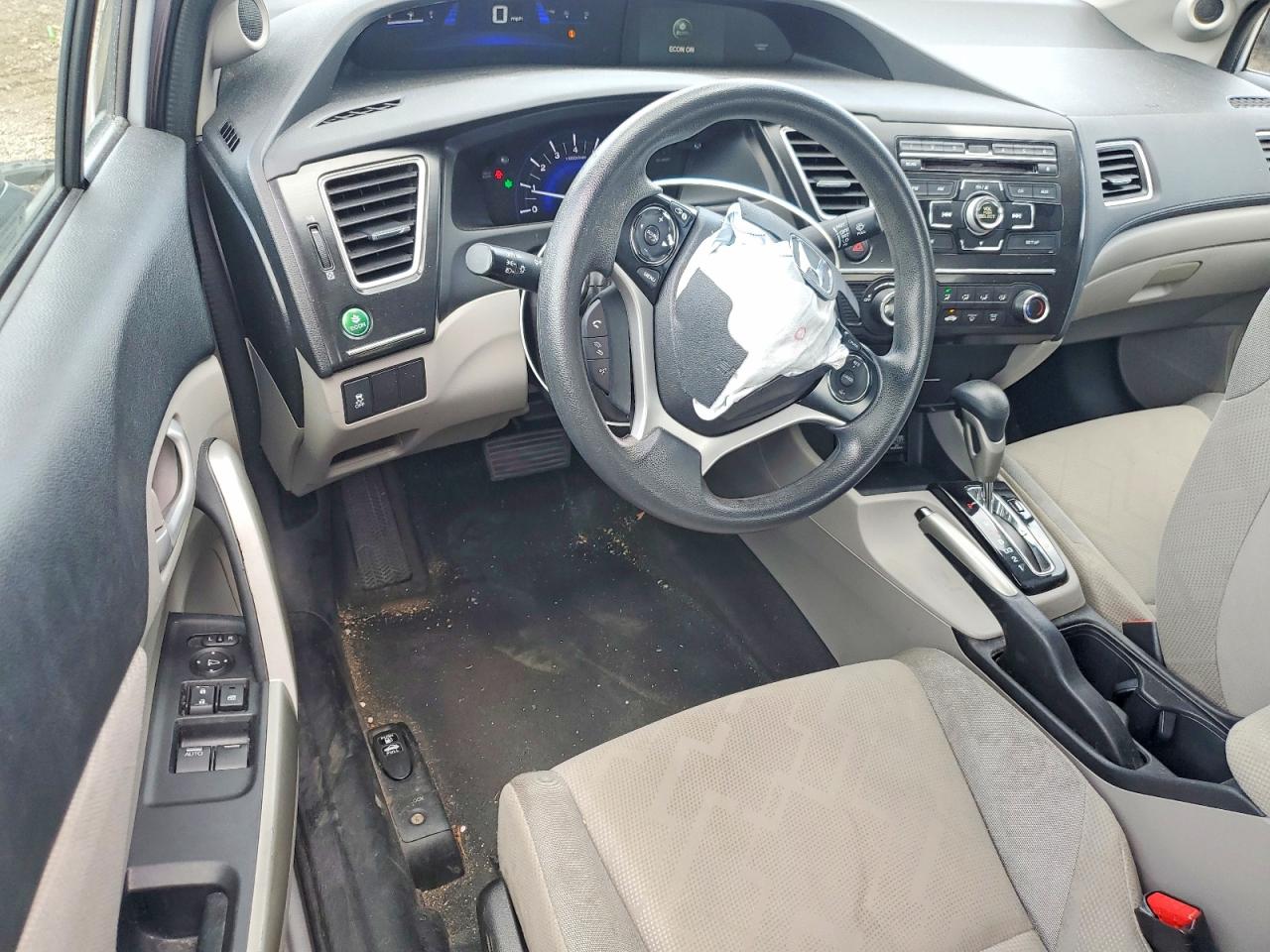 2013 Honda Civic Lx Silver vin: 2HGFG3B59DH524895