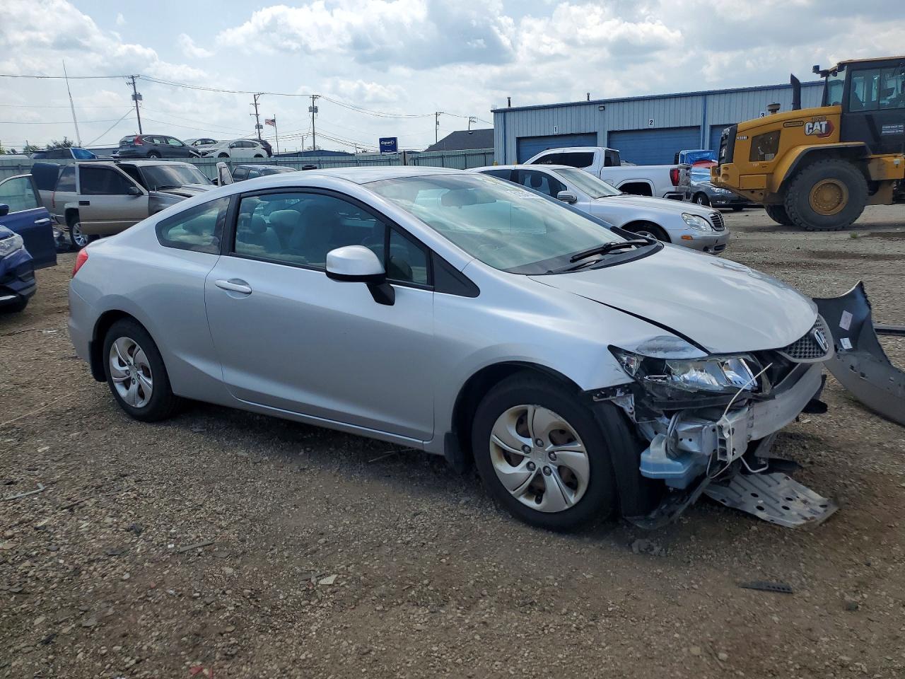 2013 Honda Civic Lx Silver vin: 2HGFG3B59DH524895