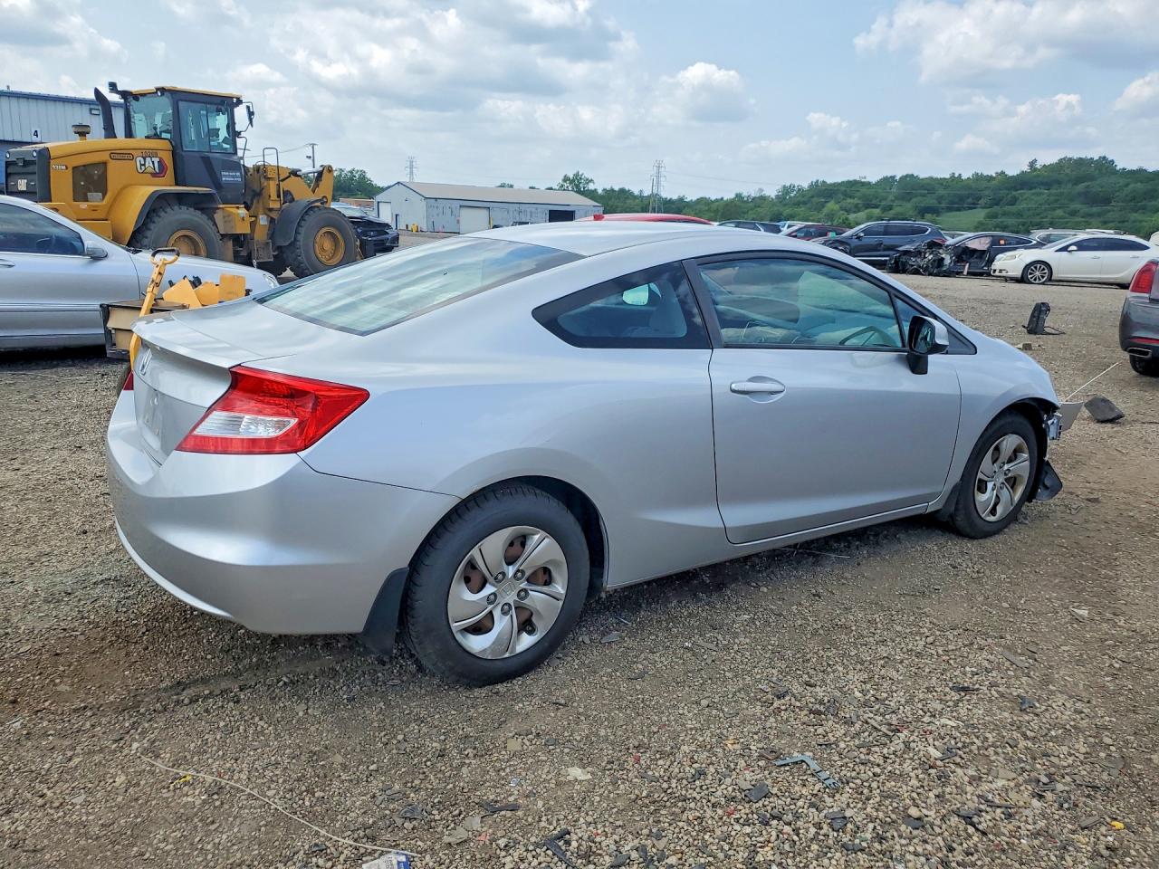 2013 Honda Civic Lx Silver vin: 2HGFG3B59DH524895