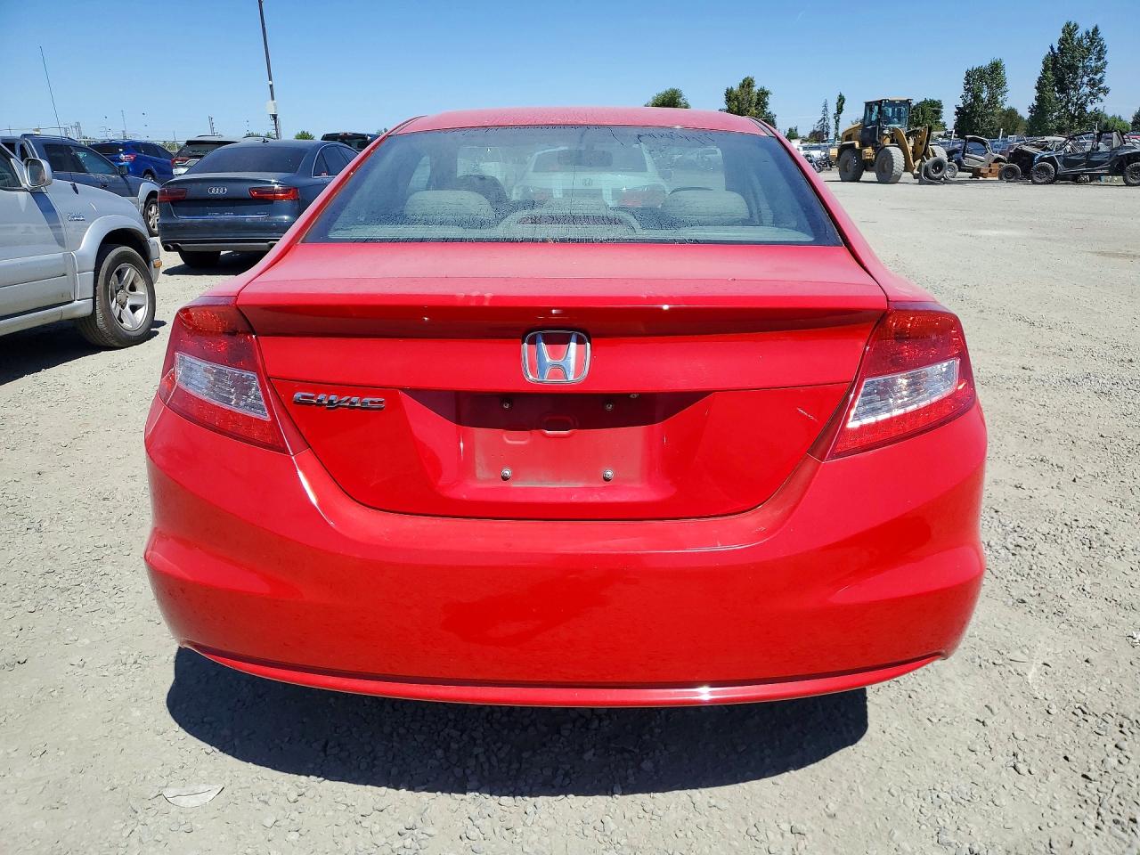 2013 Honda Civic Lx Red vin: 2HGFG3B59DH531667