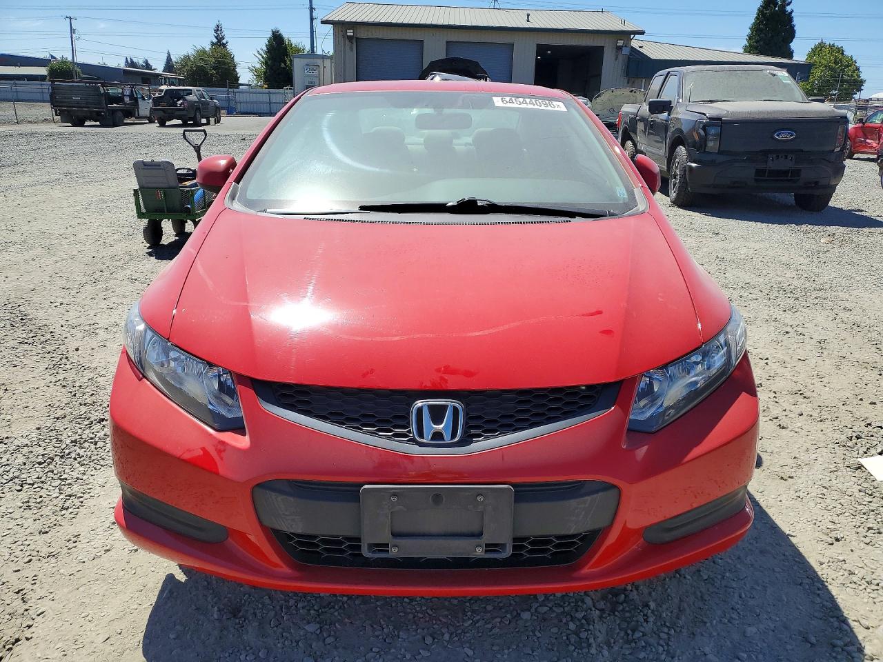 2013 Honda Civic Lx Red vin: 2HGFG3B59DH531667