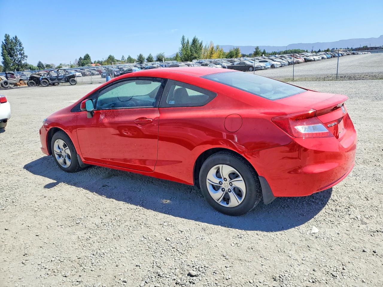 2013 Honda Civic Lx Red vin: 2HGFG3B59DH531667