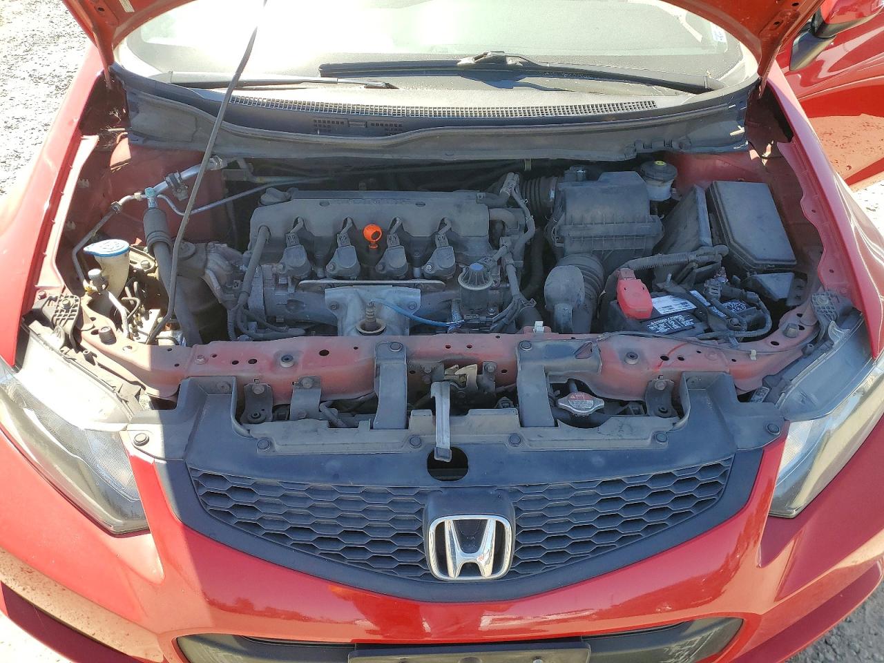 2013 Honda Civic Lx Red vin: 2HGFG3B59DH531667