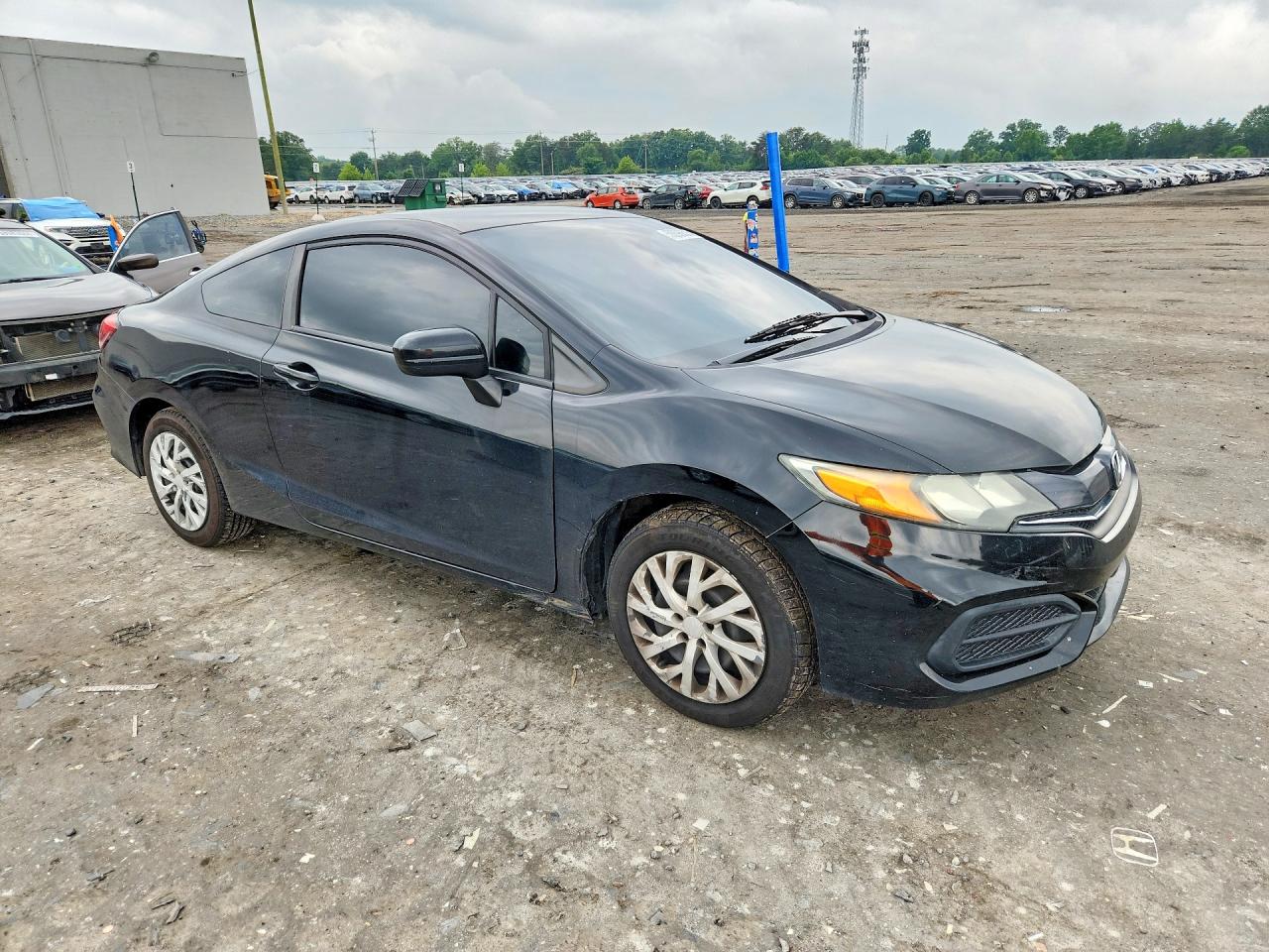 2014 Honda Civic Lx Black vin: 2HGFG3B59EH502591