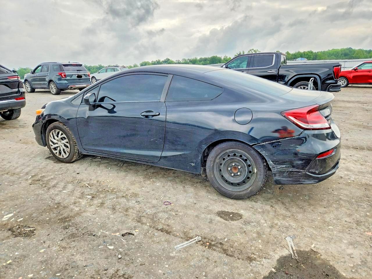 2014 Honda Civic Lx Black vin: 2HGFG3B59EH502591