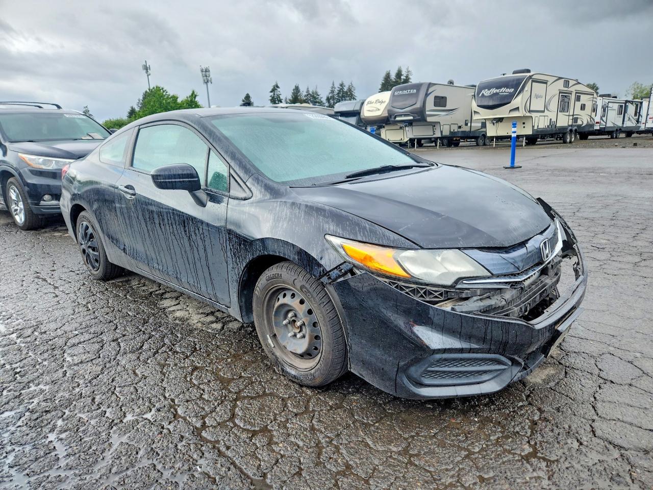 2014 Honda Civic Lx Black vin: 2HGFG3B59EH502770