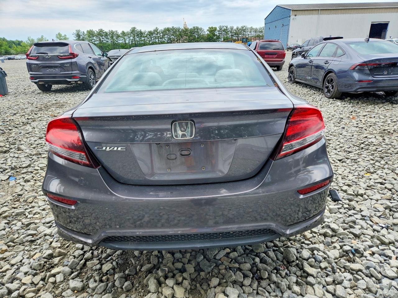 2014 Honda Civic Lx Gray vin: 2HGFG3B59EH508567