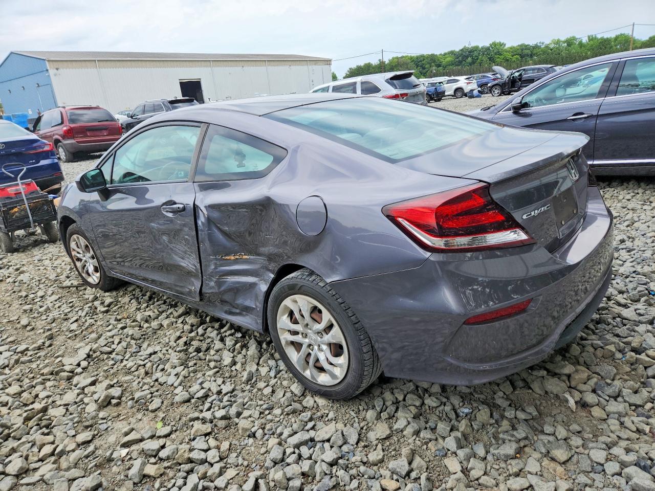 2014 Honda Civic Lx Gray vin: 2HGFG3B59EH508567