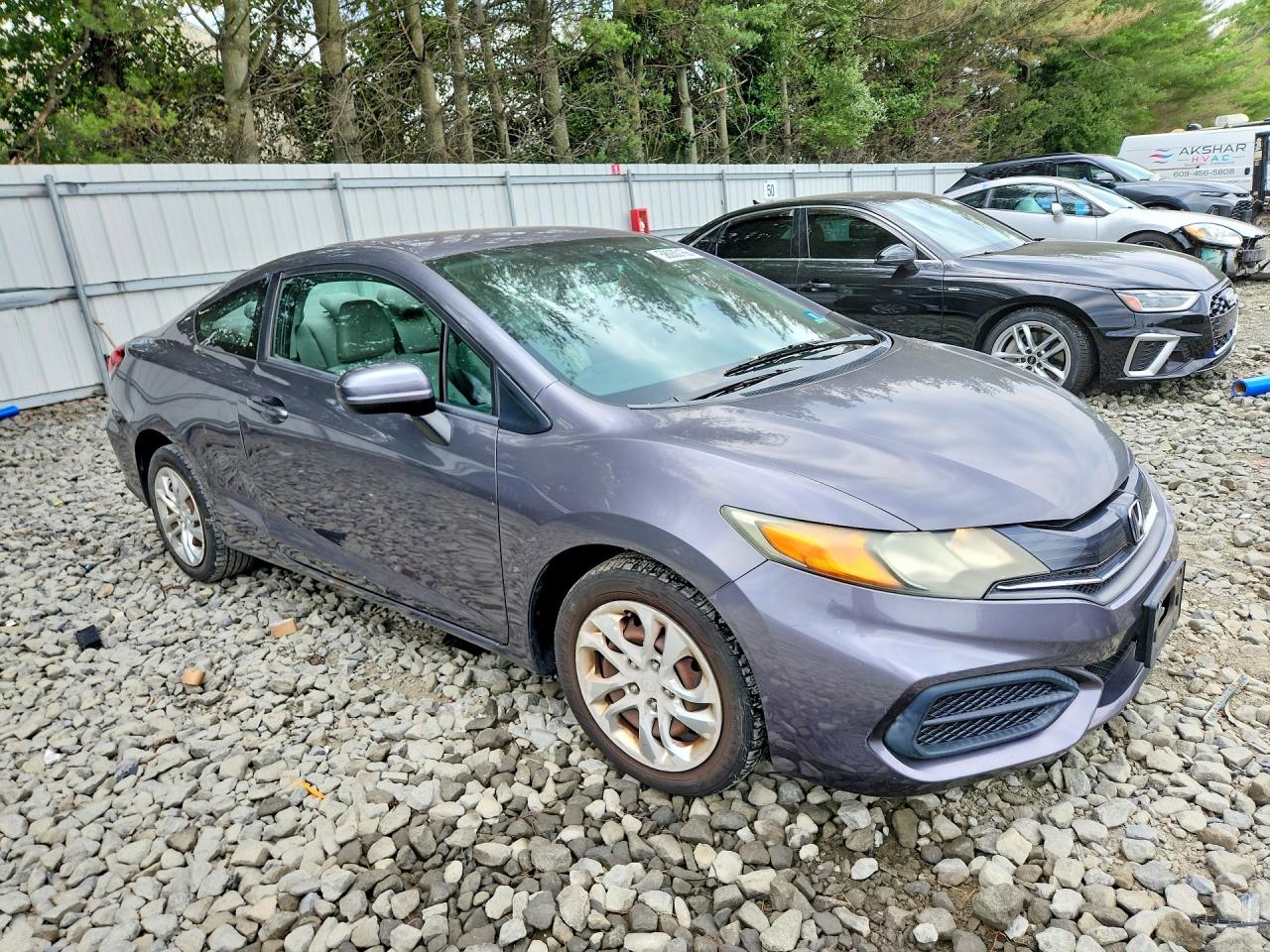 2014 Honda Civic Lx Gray vin: 2HGFG3B59EH508567