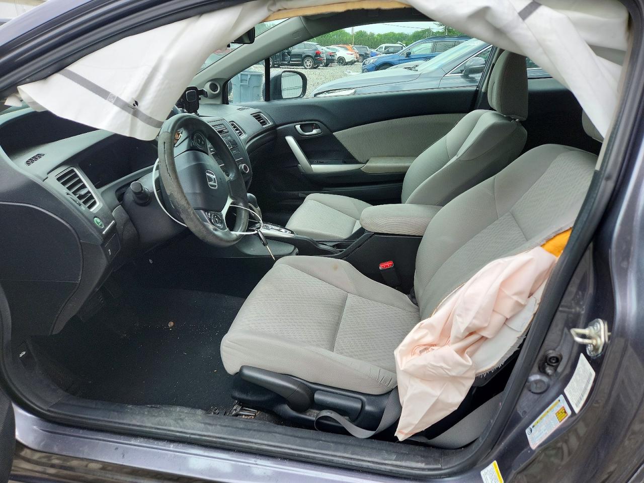 2014 Honda Civic Lx Gray vin: 2HGFG3B59EH508567