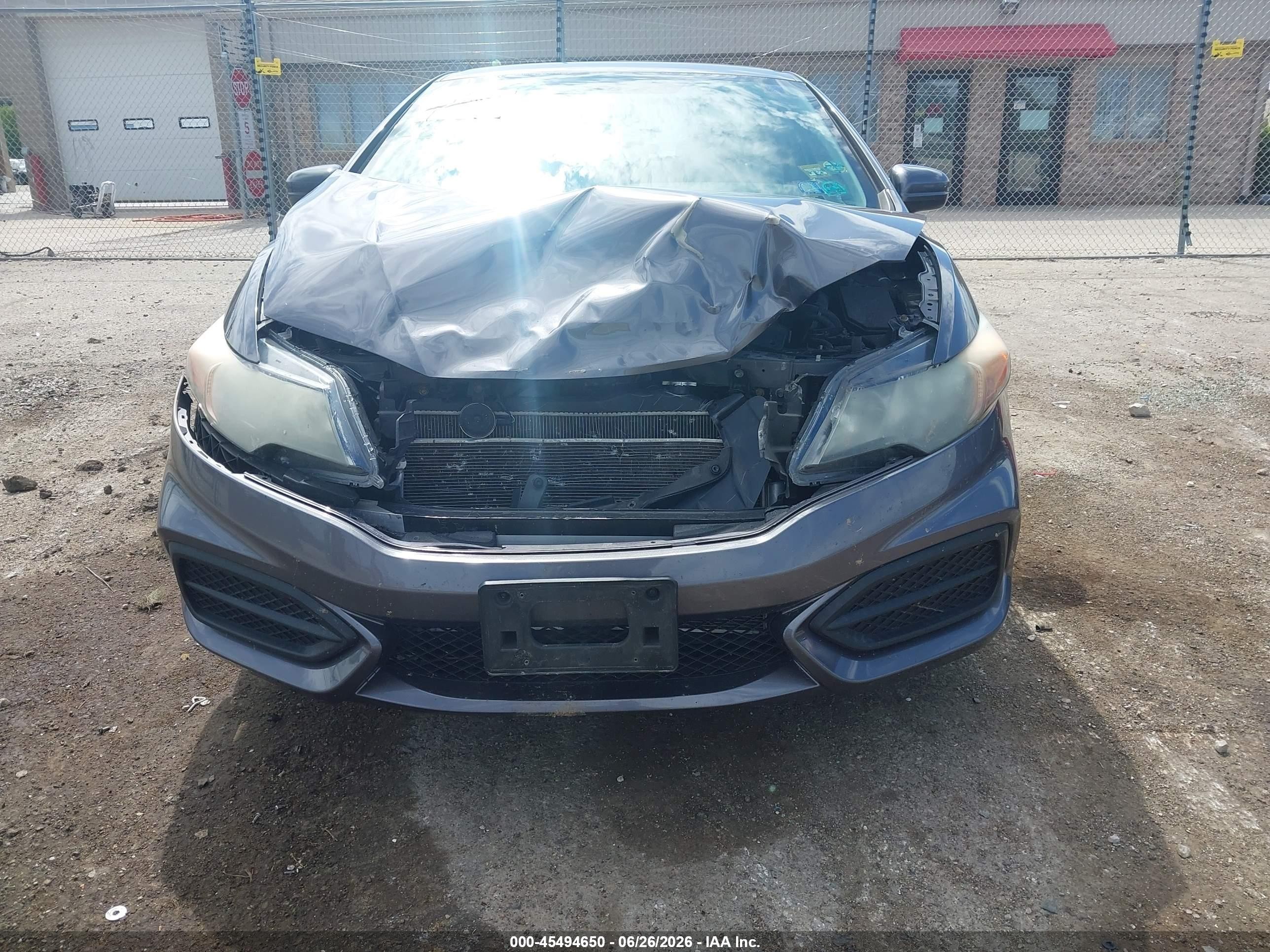 2014 Honda Civic Lx Серый vin: 2HGFG3B59EH519150