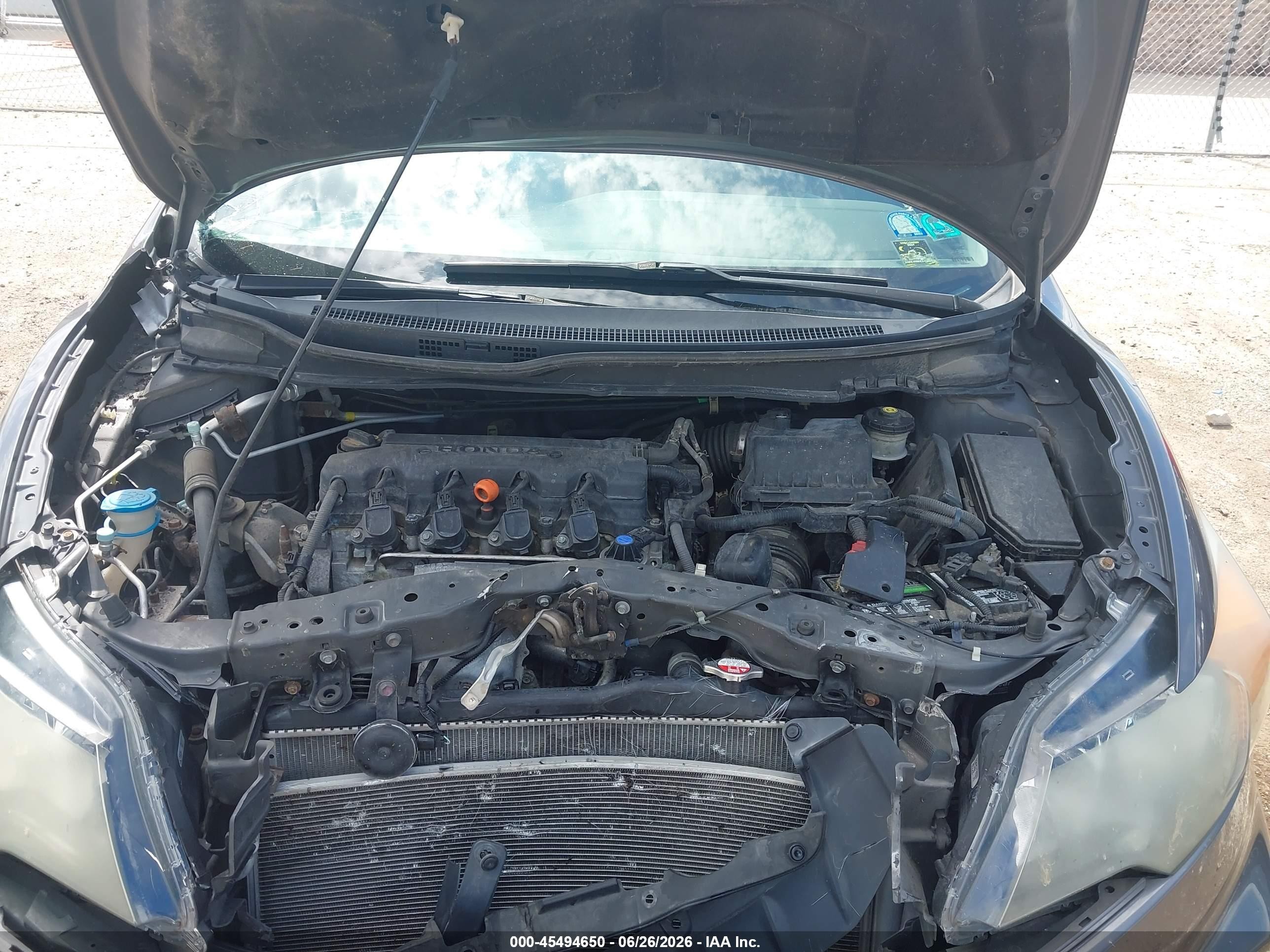2014 Honda Civic Lx Серый vin: 2HGFG3B59EH519150