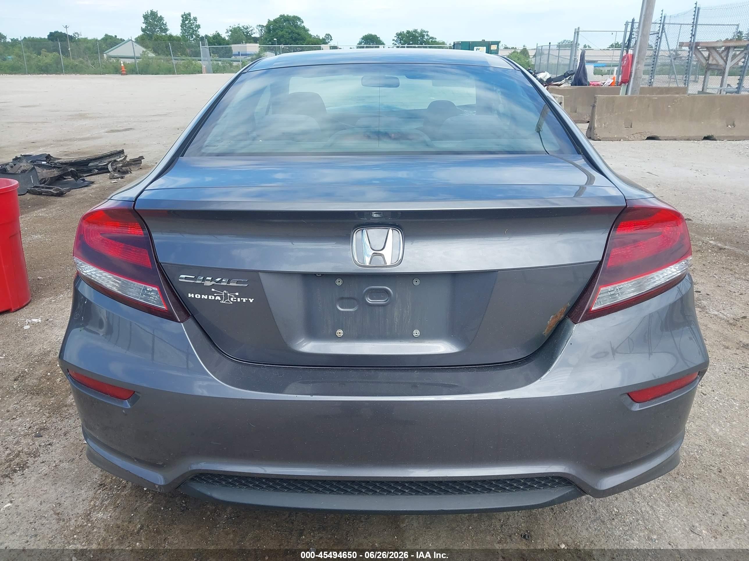 2014 Honda Civic Lx Серый vin: 2HGFG3B59EH519150