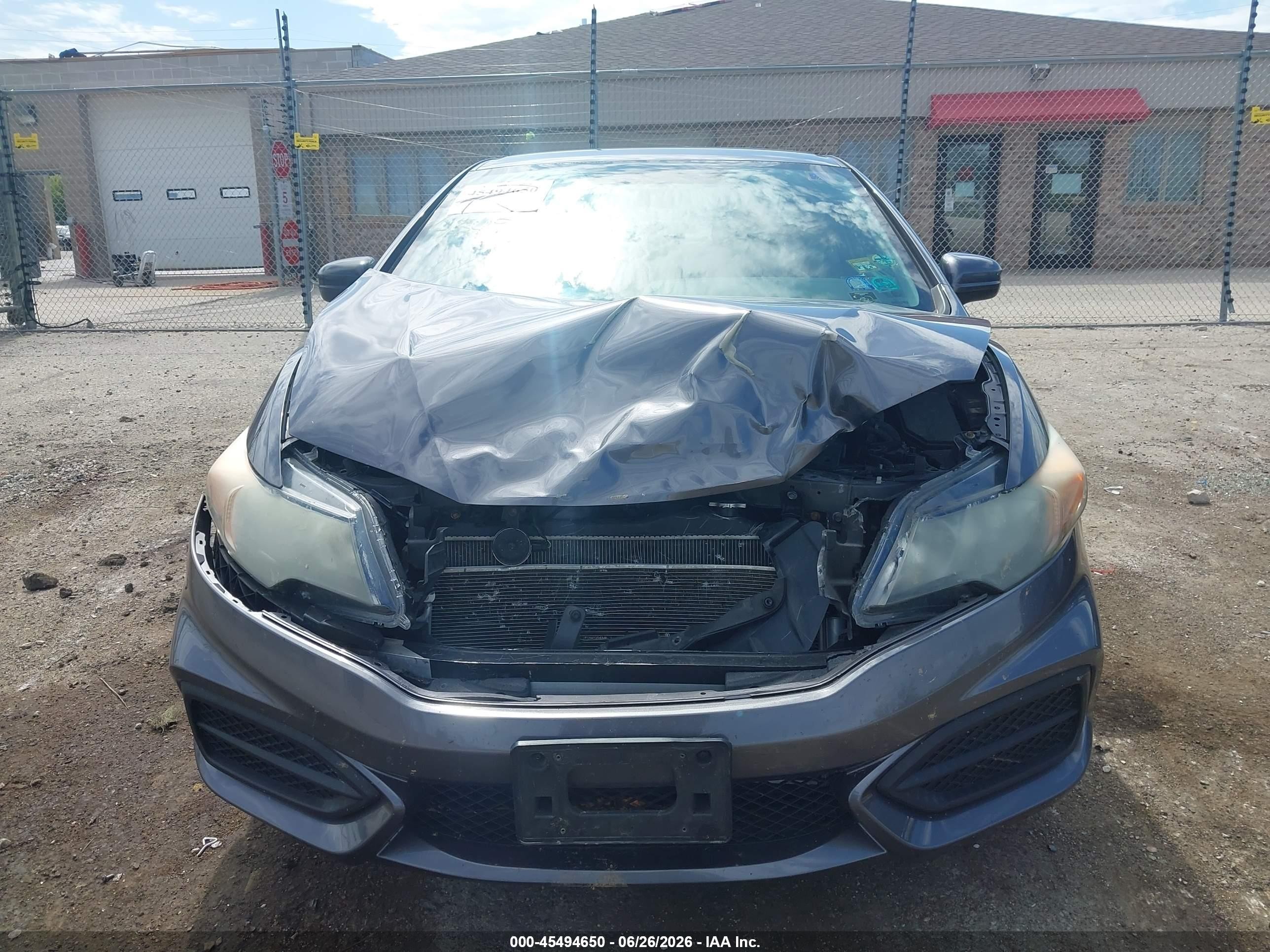 2014 Honda Civic Lx Серый vin: 2HGFG3B59EH519150