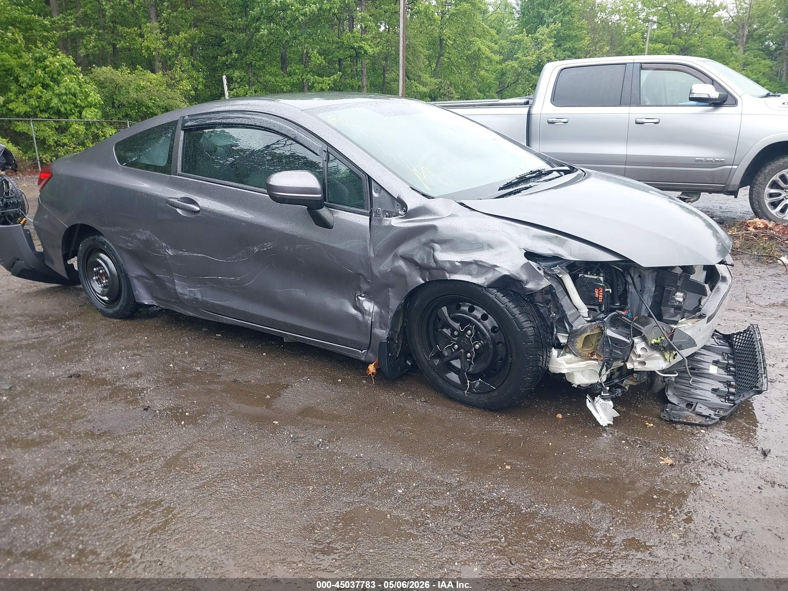 2014 Honda Civic Lx Серый vin: 2HGFG3B59EH519245