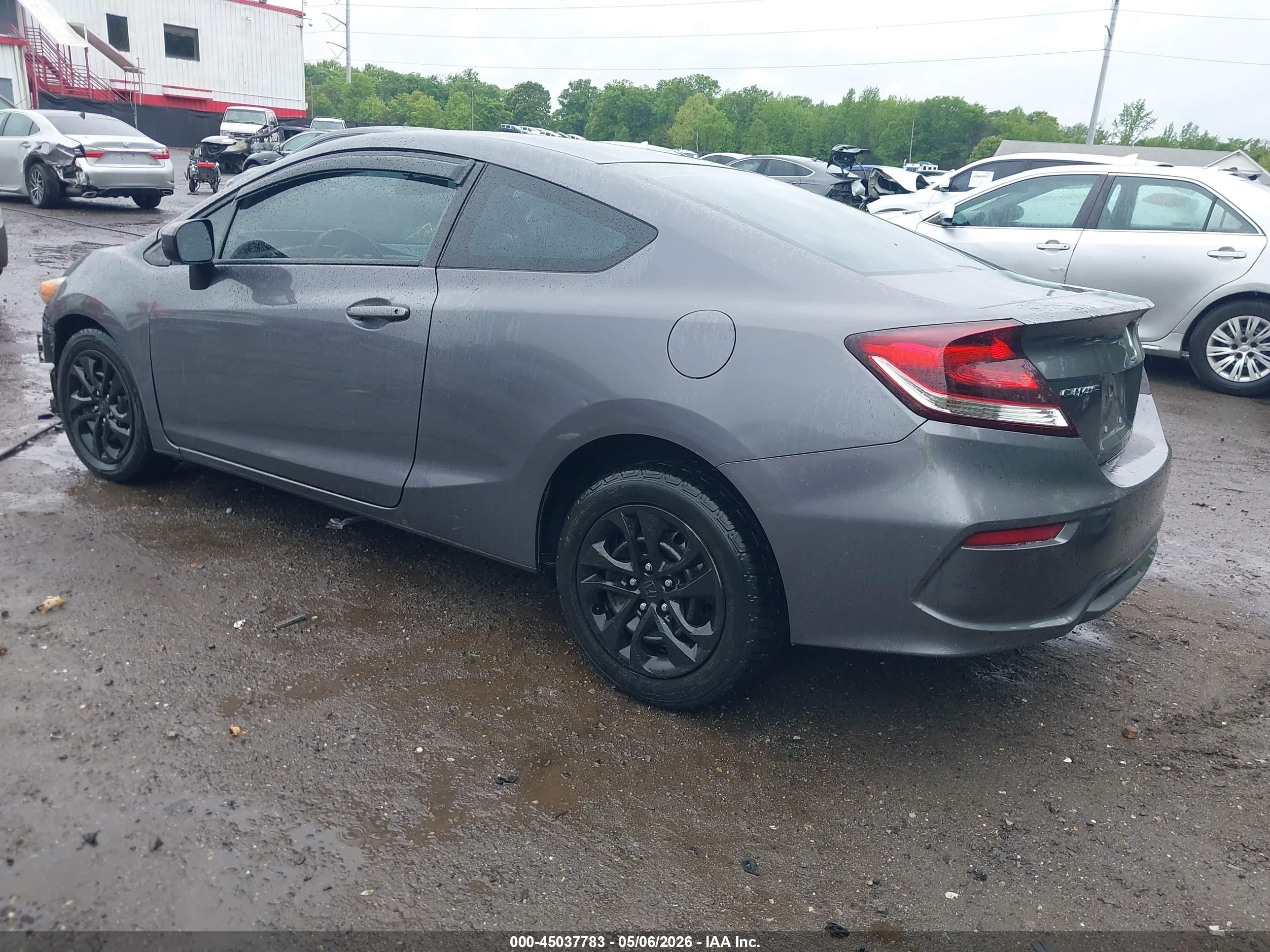 2014 Honda Civic Lx Серый vin: 2HGFG3B59EH519245