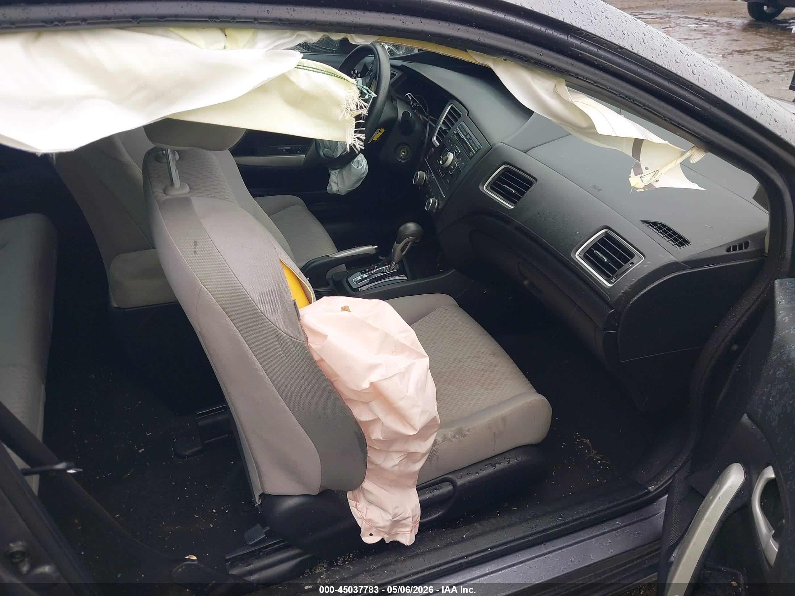 2014 Honda Civic Lx Серый vin: 2HGFG3B59EH519245
