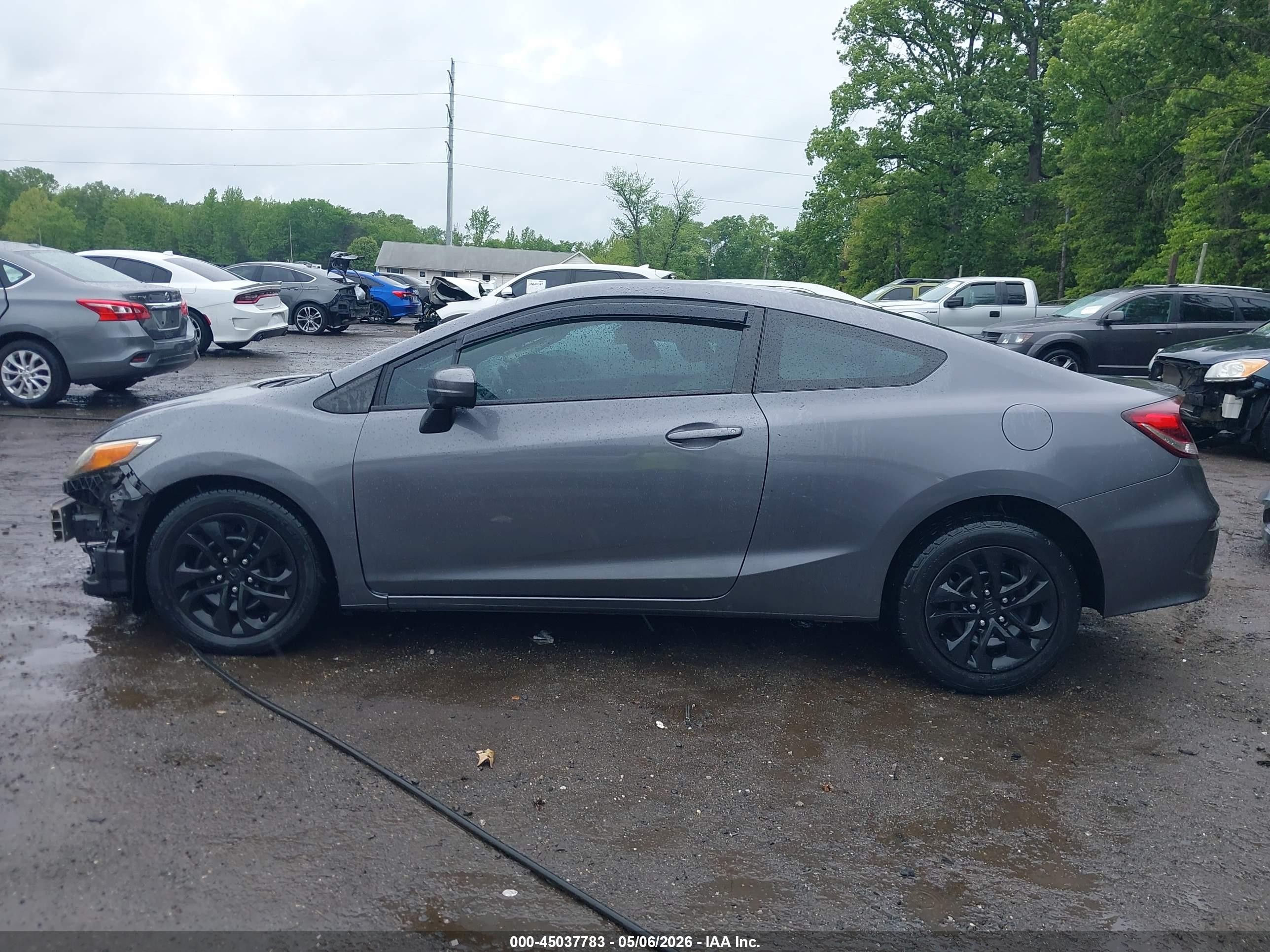 2014 Honda Civic Lx Серый vin: 2HGFG3B59EH519245