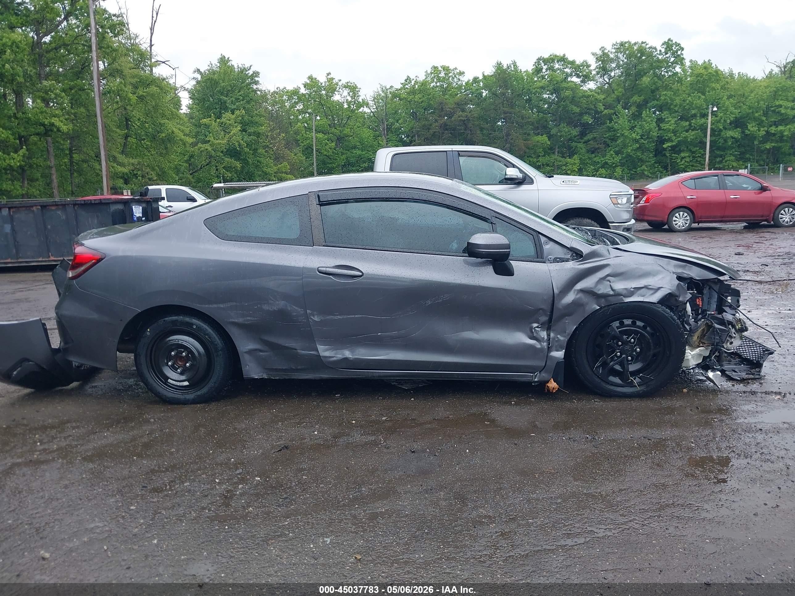 2014 Honda Civic Lx Серый vin: 2HGFG3B59EH519245