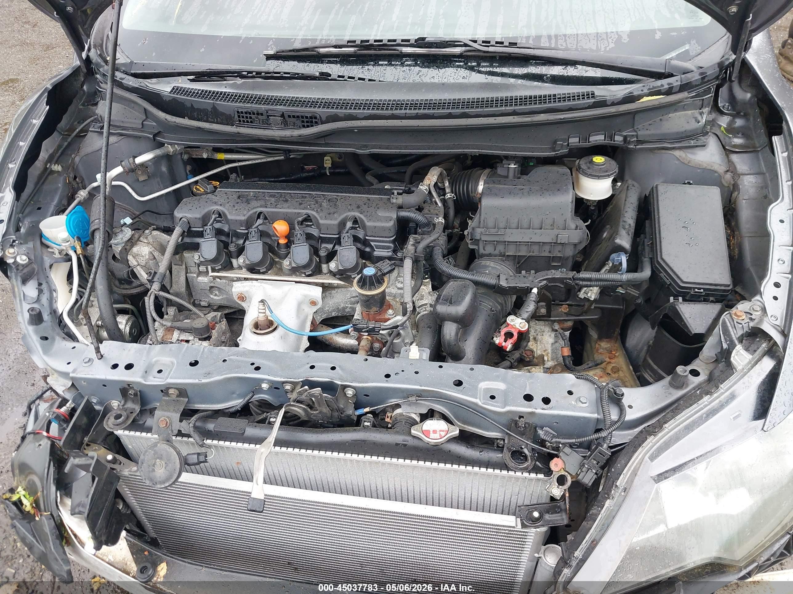 2014 Honda Civic Lx Серый vin: 2HGFG3B59EH519245