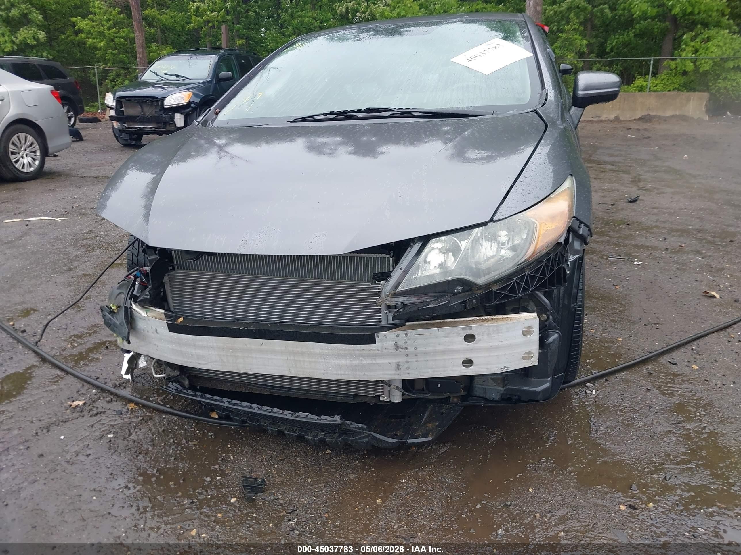 2014 Honda Civic Lx Серый vin: 2HGFG3B59EH519245