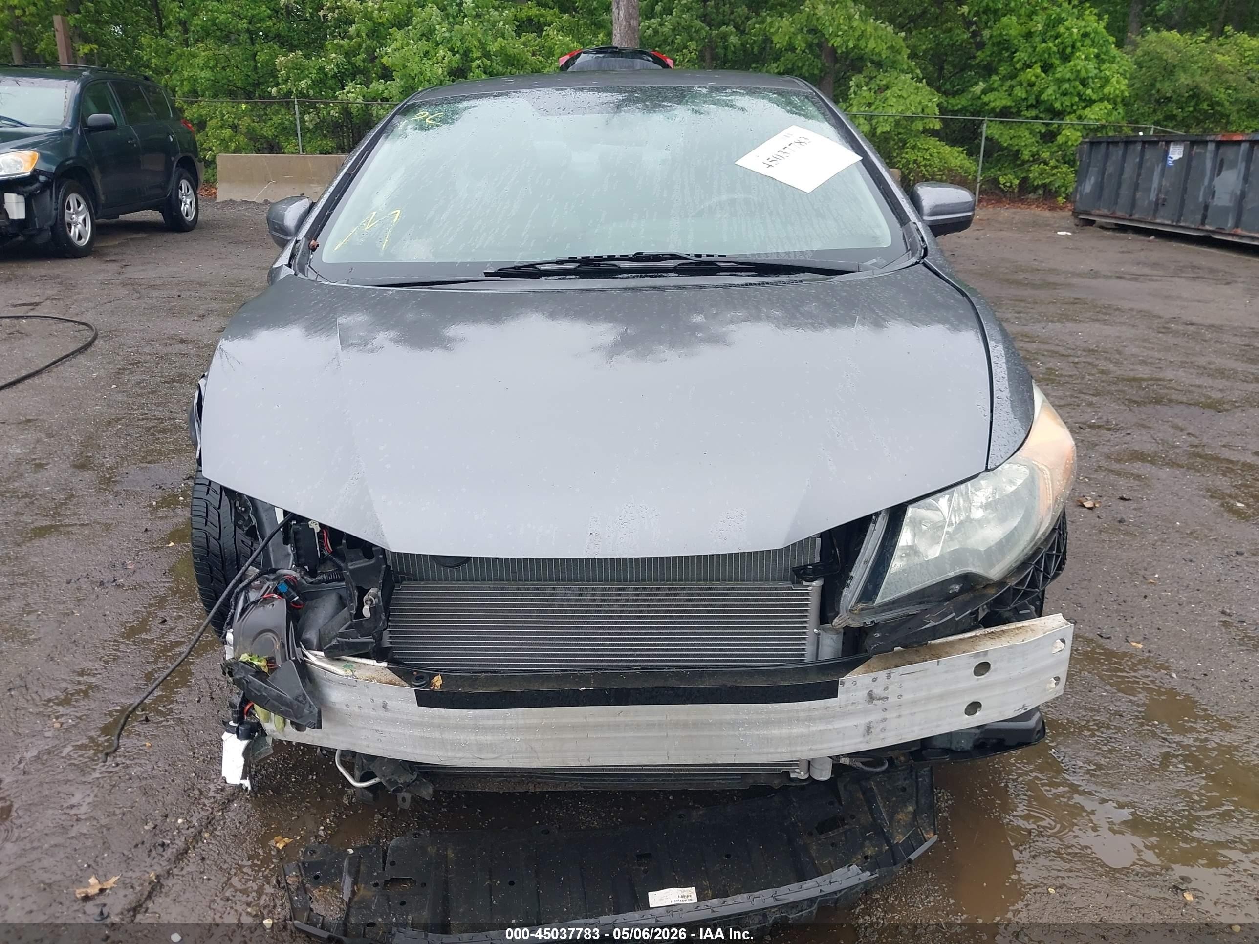 2014 Honda Civic Lx Серый vin: 2HGFG3B59EH519245