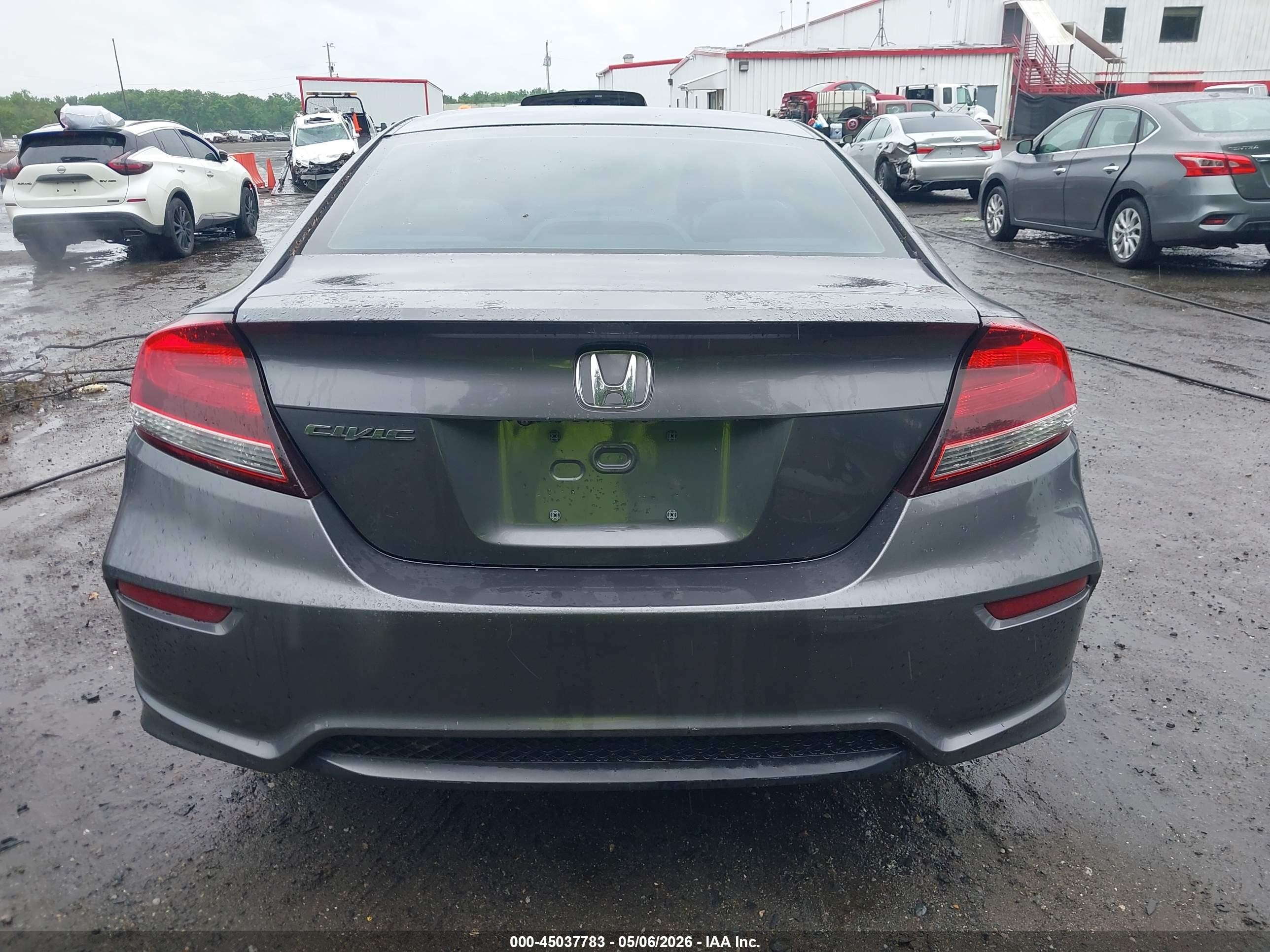 2014 Honda Civic Lx Серый vin: 2HGFG3B59EH519245