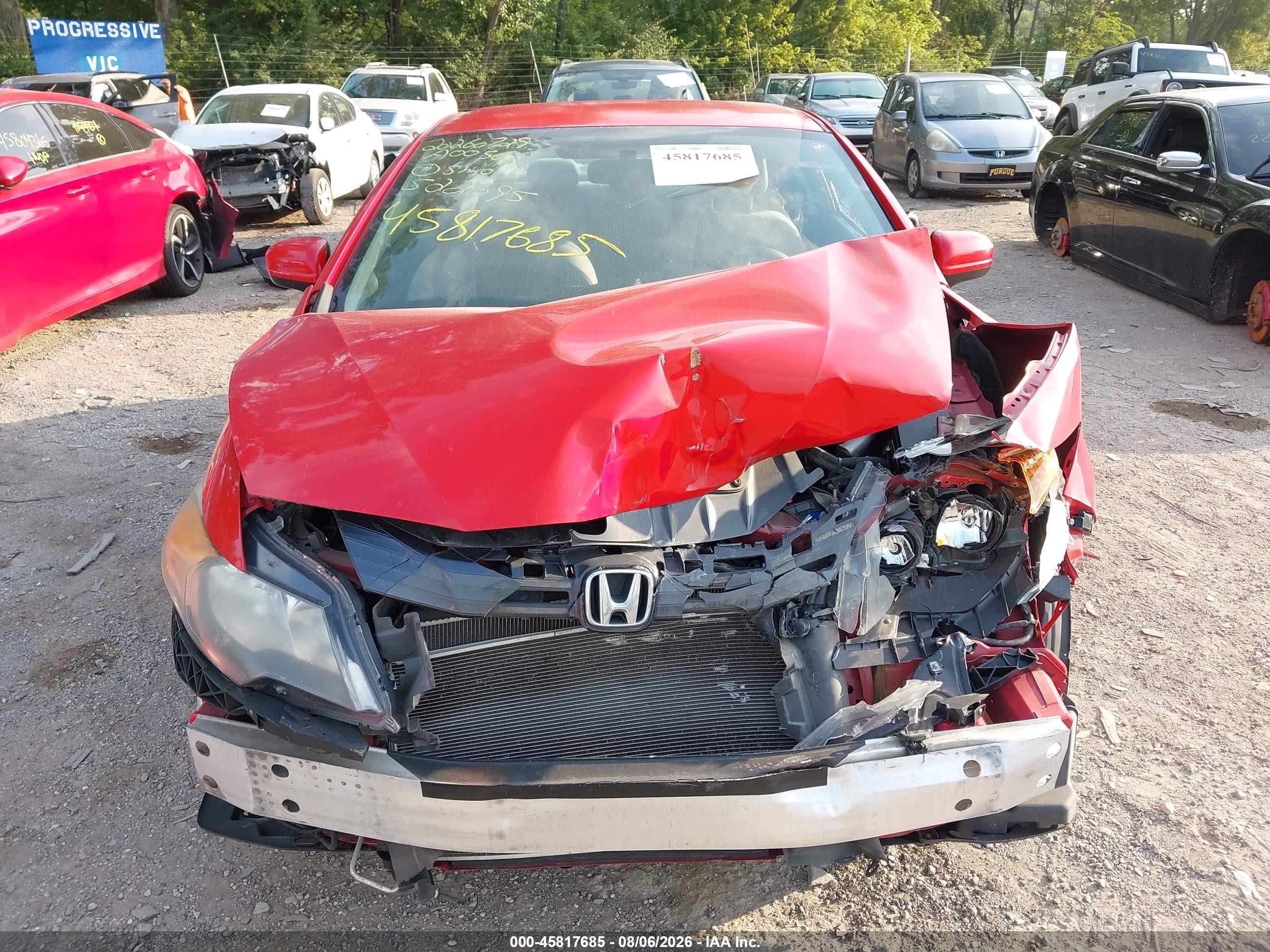 2014 Honda Civic Lx Red vin: 2HGFG3B59EH522095